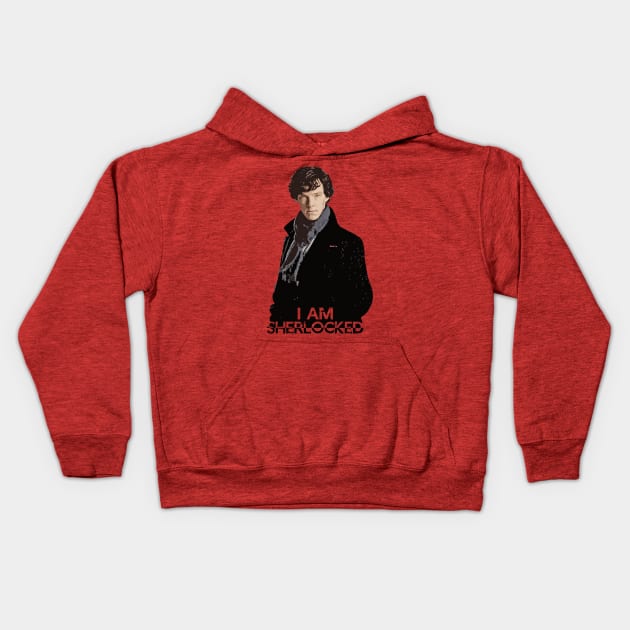 I am Sherlocked Kids Hoodie by MoreThanComics